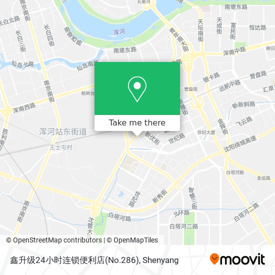 鑫升级24小时连锁便利店(No.286) map