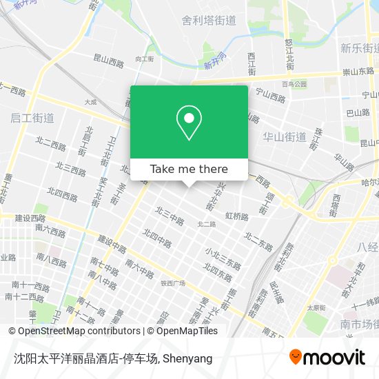 沈阳太平洋丽晶酒店-停车场 map