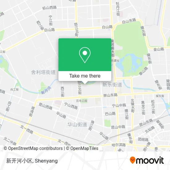新开河小区 map