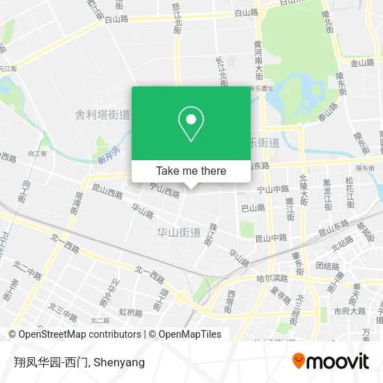 翔凤华园-西门 map