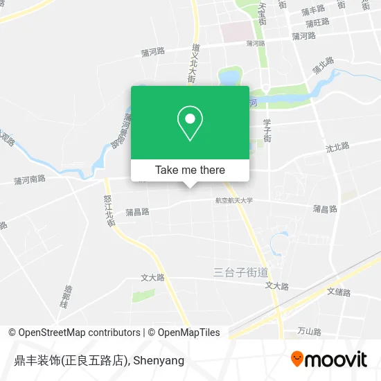鼎丰装饰(正良五路店) map