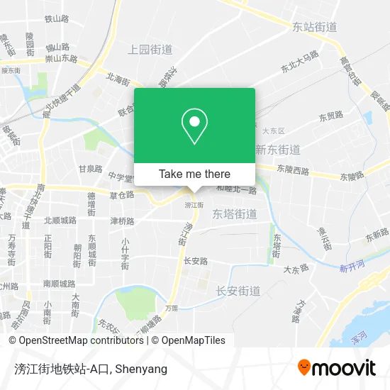 滂江街地铁站-A口 map