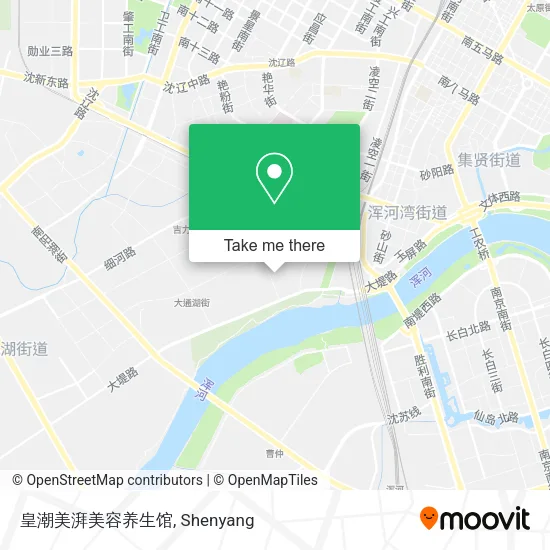皇潮美湃美容养生馆 map