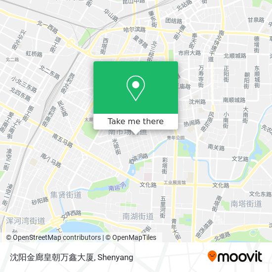 沈阳金廊皇朝万鑫大厦 map