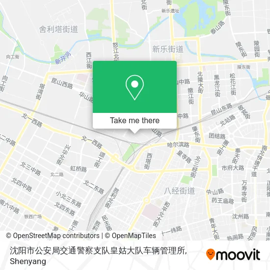 沈阳市公安局交通警察支队皇姑大队车辆管理所 map