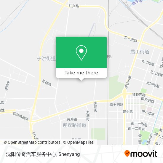 沈阳传奇汽车服务中心 map