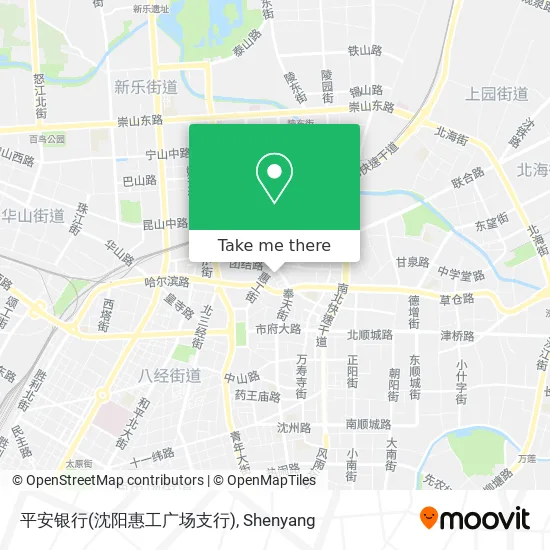 平安银行(沈阳惠工广场支行) map