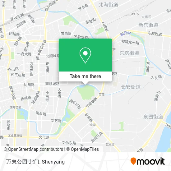 万泉公园-北门 map