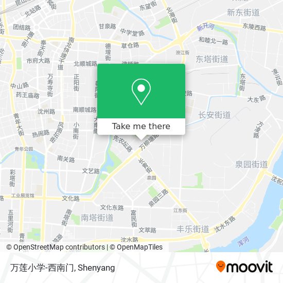 万莲小学-西南门 map
