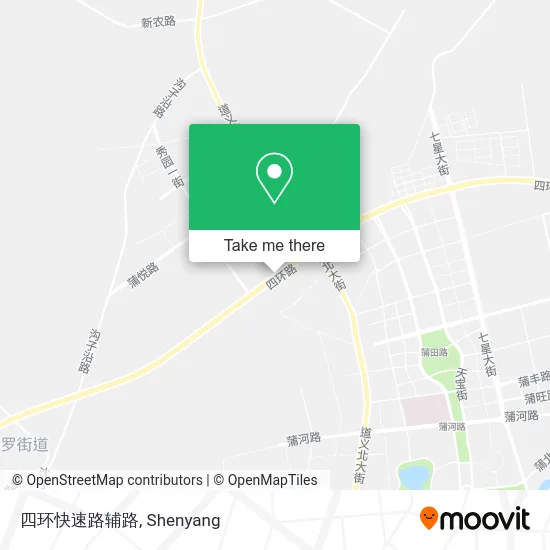 四环快速路辅路 map