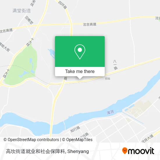 高坎街道就业和社会保障科 map