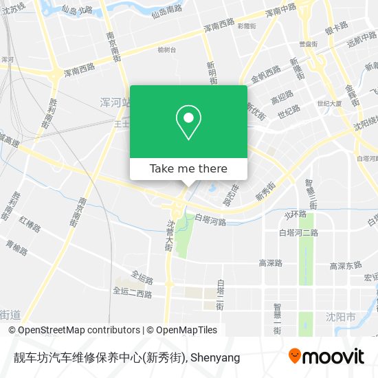 靓车坊汽车维修保养中心(新秀街) map