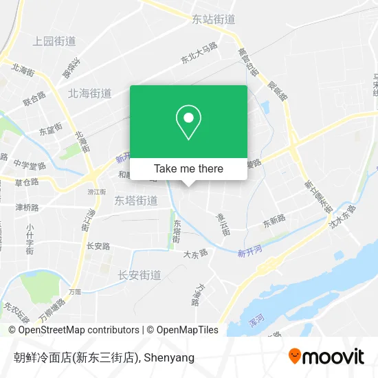 朝鲜冷面店(新东三街店) map