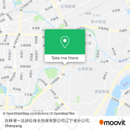 吉林省一法诉讼保全担保有限公司辽宁省分公司 map