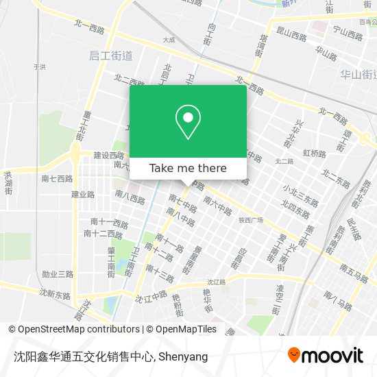 沈阳鑫华通五交化销售中心 map