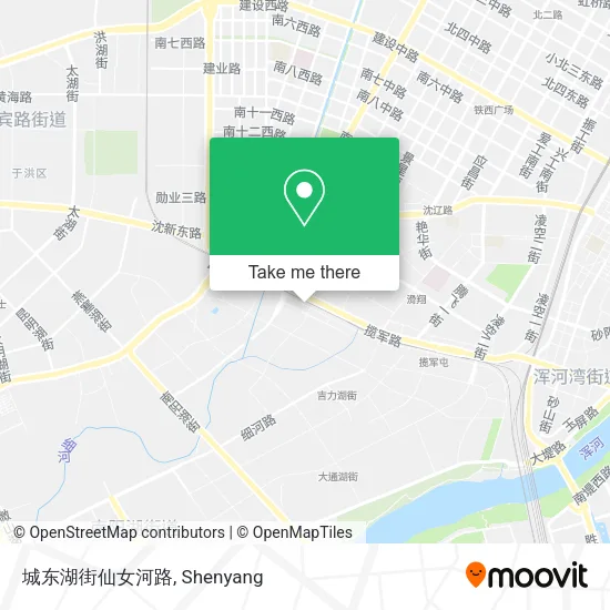 城东湖街仙女河路 map