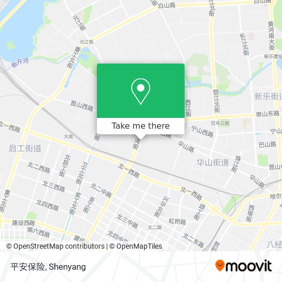 平安保险 map