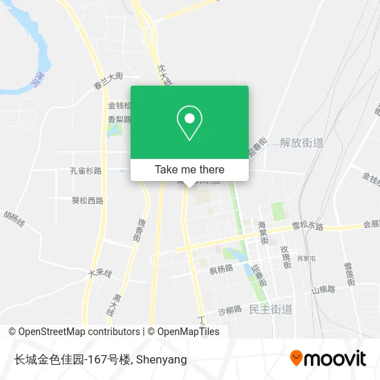 长城金色佳园-167号楼 map