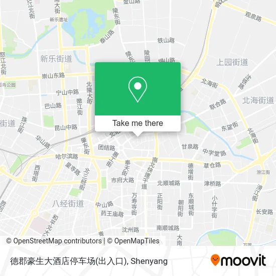德郡豪生大酒店停车场(出入口) map