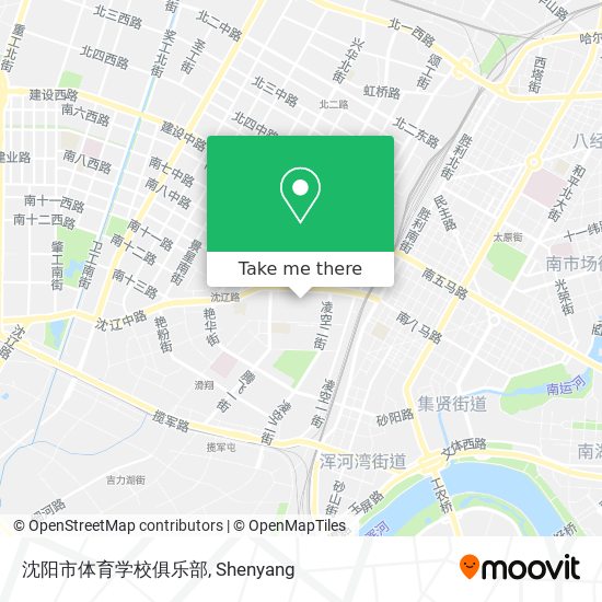 沈阳市体育学校俱乐部 map
