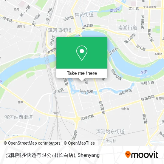 沈阳翔胜快递有限公司(长白店) map