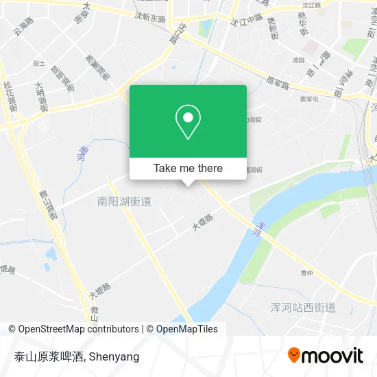 泰山原浆啤酒 map