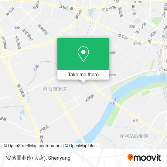 安盛置业(恒大店) map