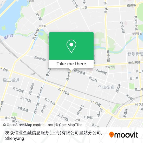 友众信业金融信息服务(上海)有限公司皇姑分公司 map