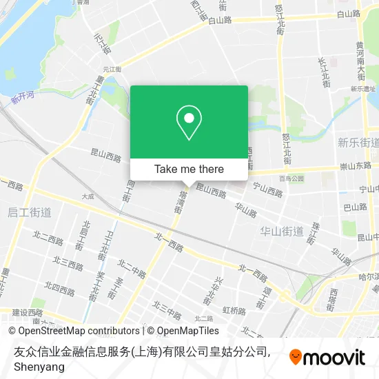 友众信业金融信息服务(上海)有限公司皇姑分公司 map