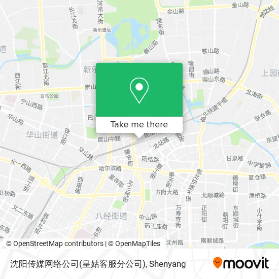沈阳传媒网络公司(皇姑客服分公司) map