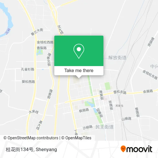 桂花街134号 map