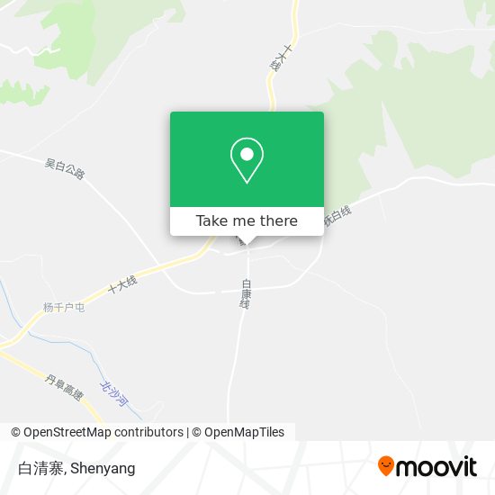 白清寨 map
