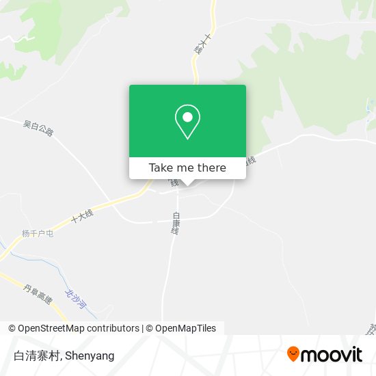 白清寨村 map