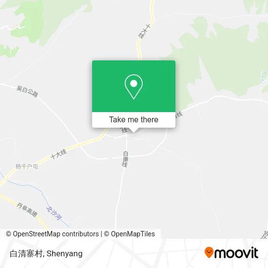 白清寨村 map