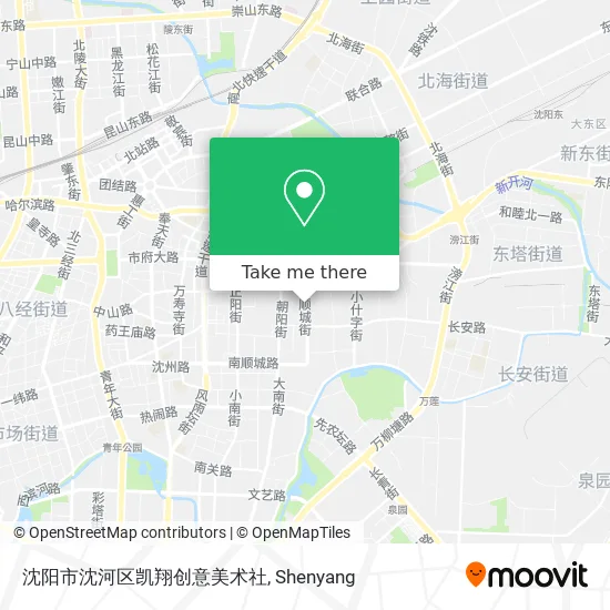 沈阳市沈河区凯翔创意美术社 map