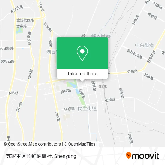 苏家屯区长虹玻璃社 map