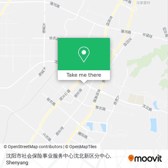 沈阳市社会保险事业服务中心沈北新区分中心 map
