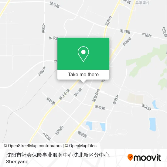 沈阳市社会保险事业服务中心沈北新区分中心 map
