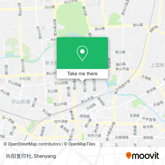 向阳复印社 map