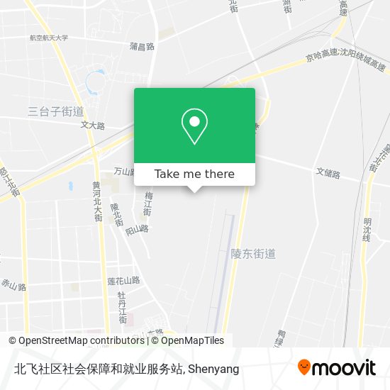 北飞社区社会保障和就业服务站 map