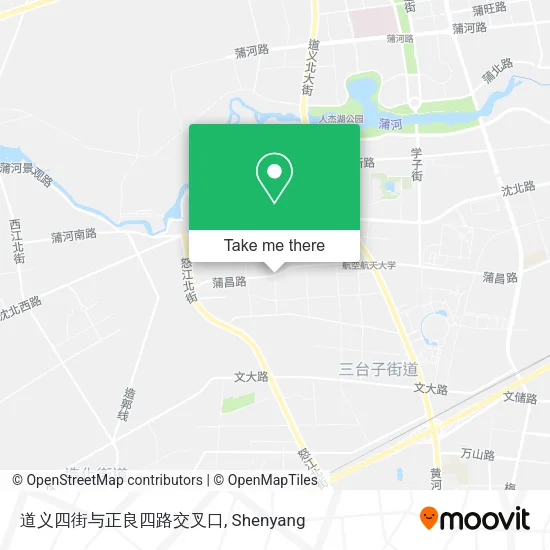 道义四街与正良四路交叉口 map