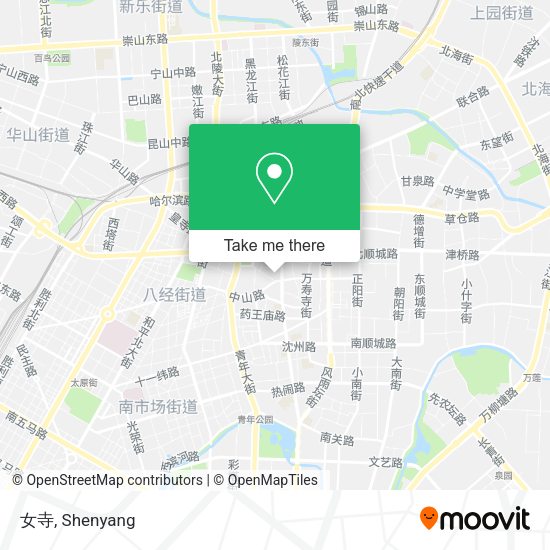 女寺 map