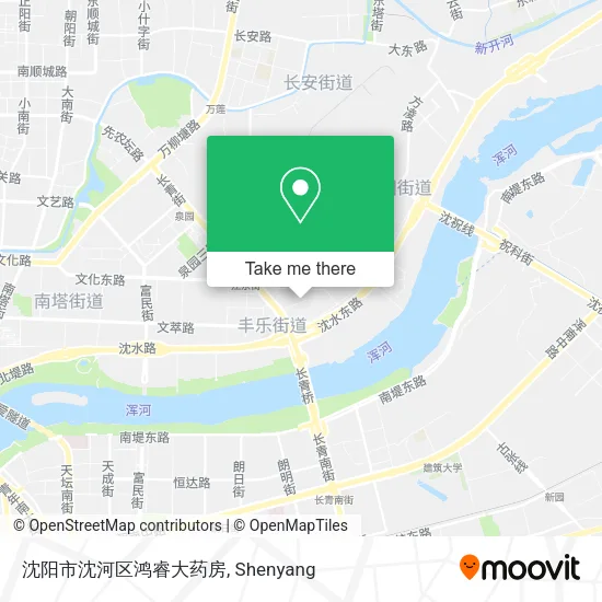 沈阳市沈河区鸿睿大药房 map