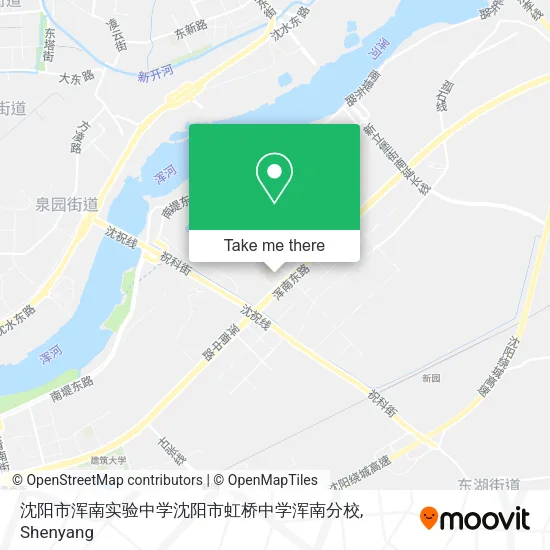 沈阳市浑南实验中学沈阳市虹桥中学浑南分校 map