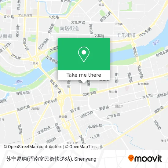 苏宁易购(浑南富民街快递站) map