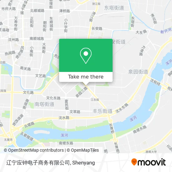 辽宁应钟电子商务有限公司 map