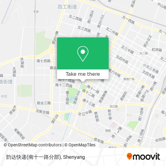 韵达快递(南十一路分部) map