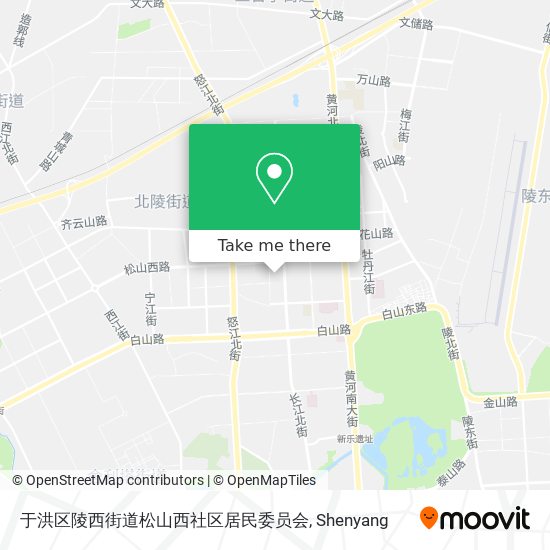 于洪区陵西街道松山西社区居民委员会 map