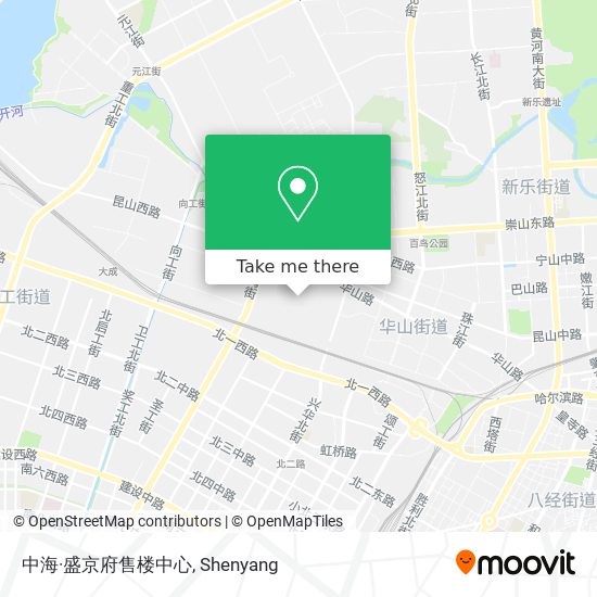 中海·盛京府售楼中心 map