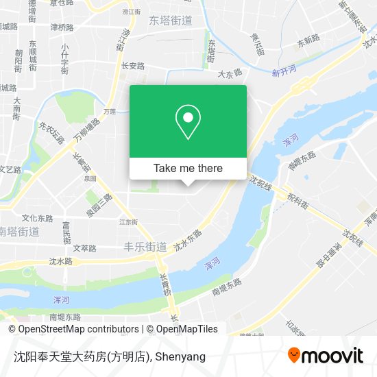 沈阳奉天堂大药房(方明店) map